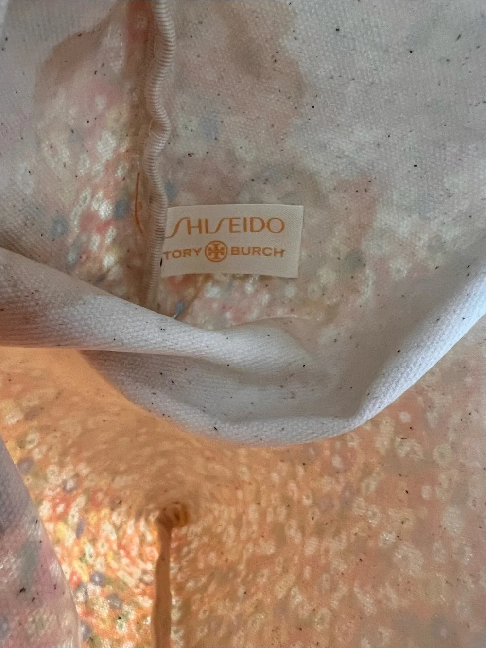 Shiseido X Tory Burch Floral Cosmetic Bag
